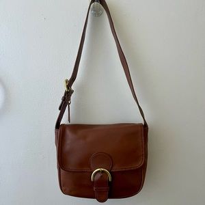 Vintage Leather Coach Shoulder Bag